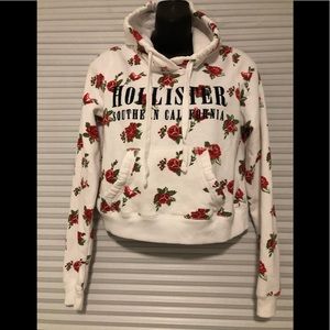 Hollister crop hoodie